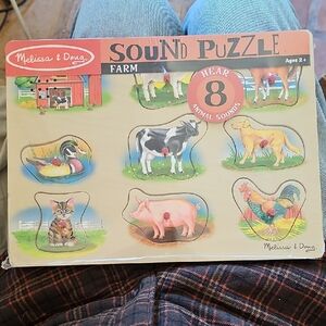 Melissa & Doug Farm Animal Sound Puzzle